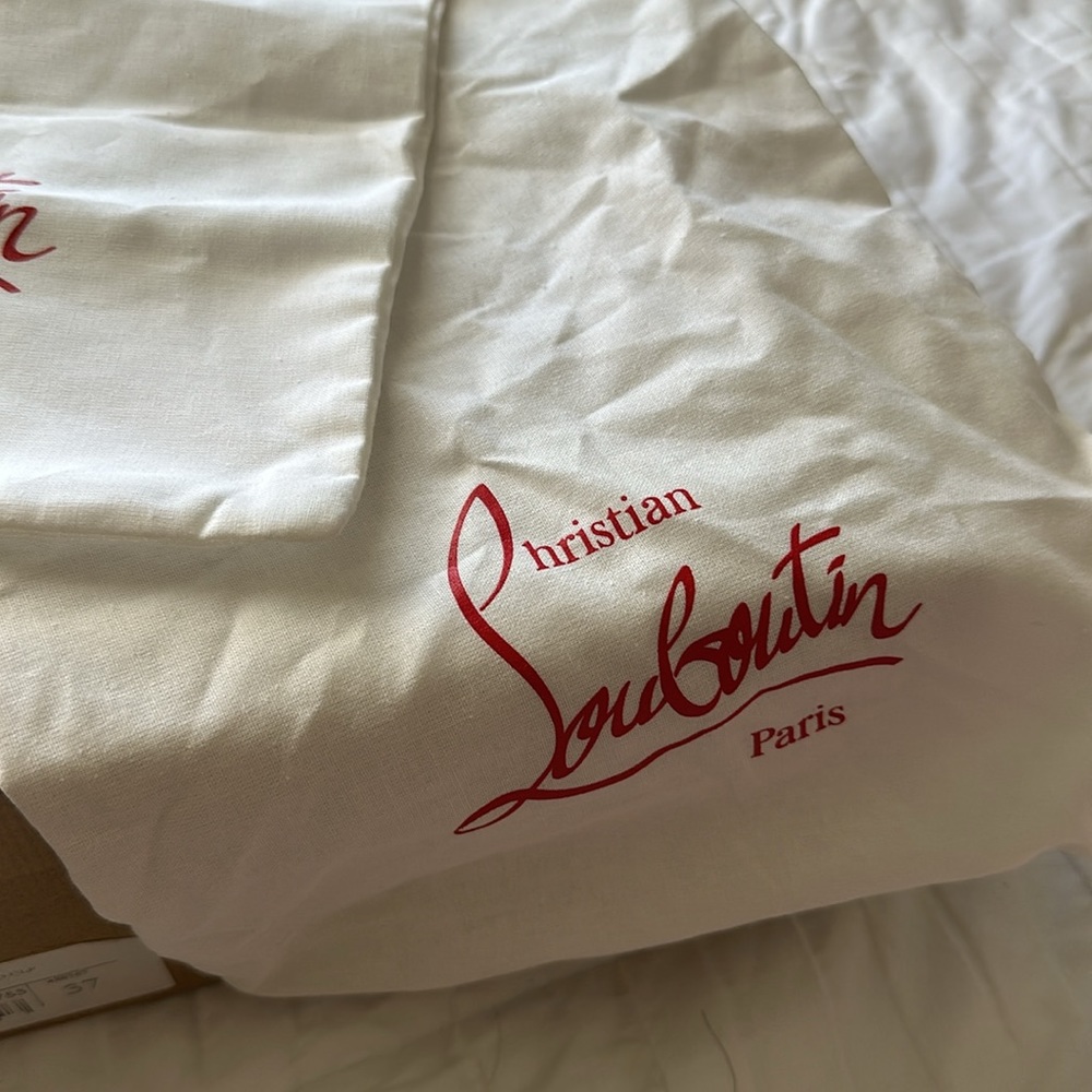 NEW Christian Louboutin LOUBI DUNISS 100 Size 37 - Picture 8 of 10